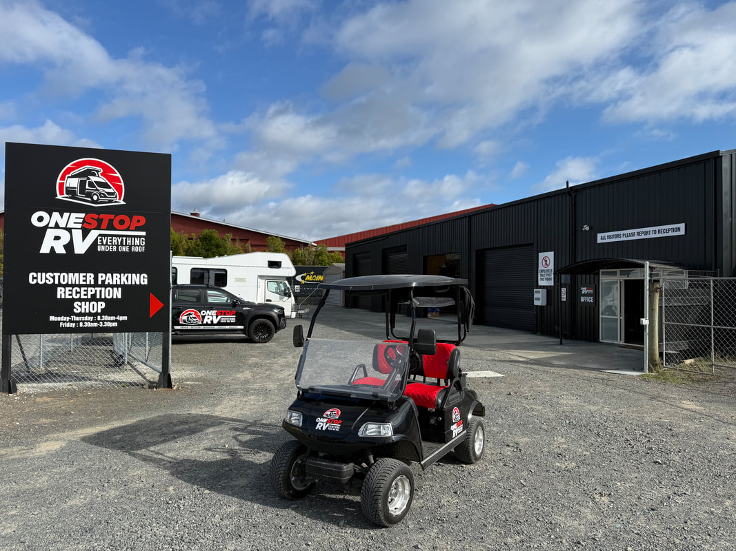 OneStop RV workshop at Kopu