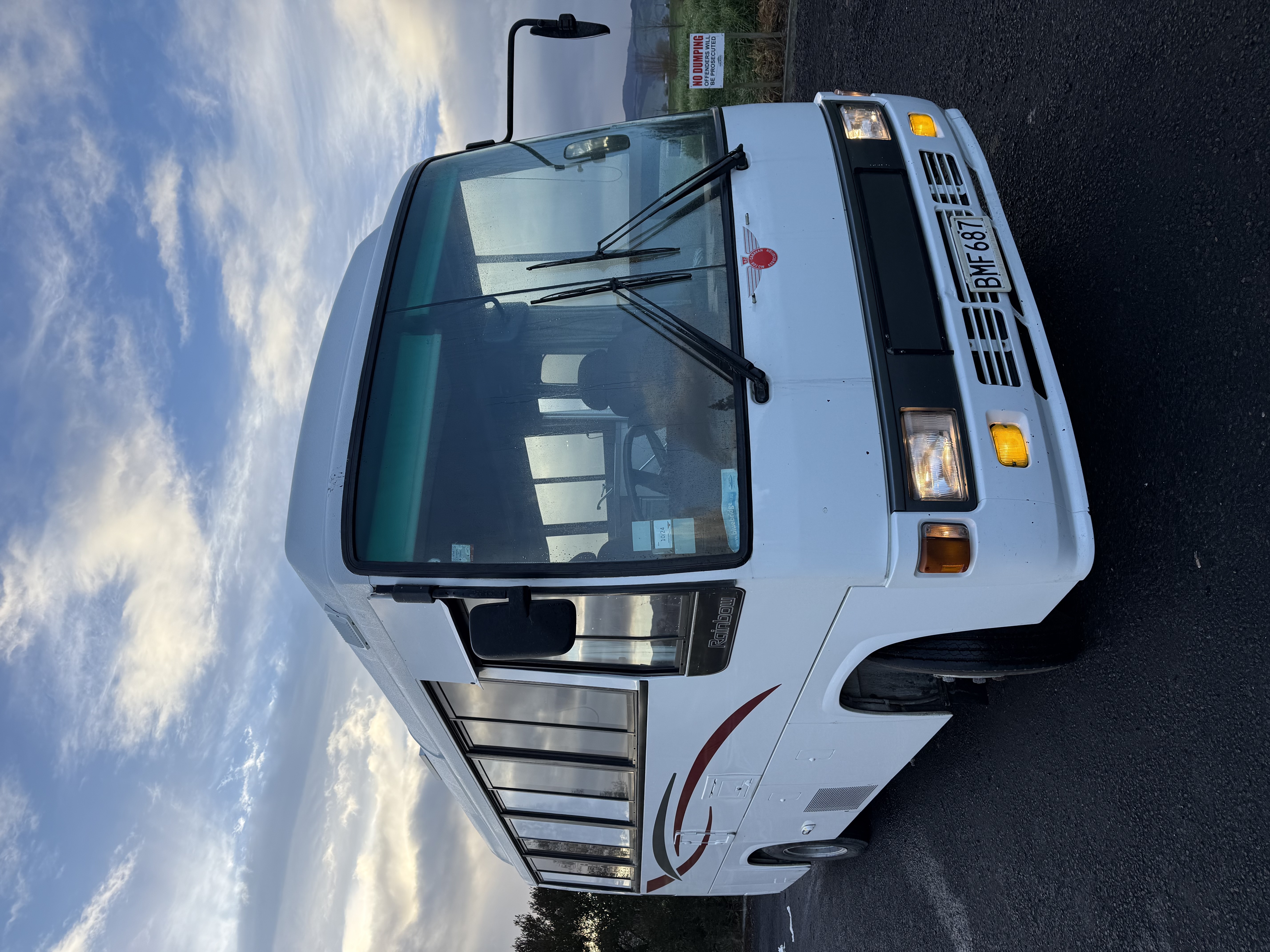 1990 Hino Rainbow Wide Body Bus Conversion photo 1