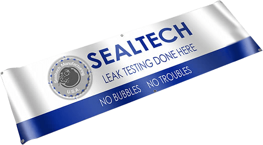SealTech leak testing done here banner