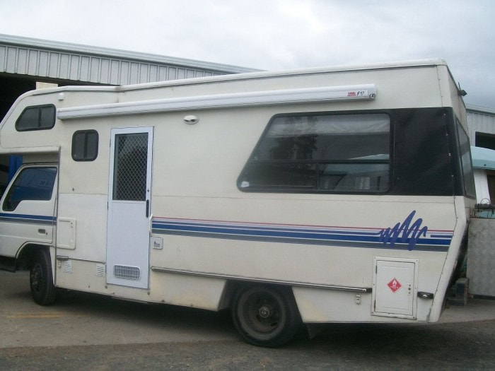 Caravan exterior reclad