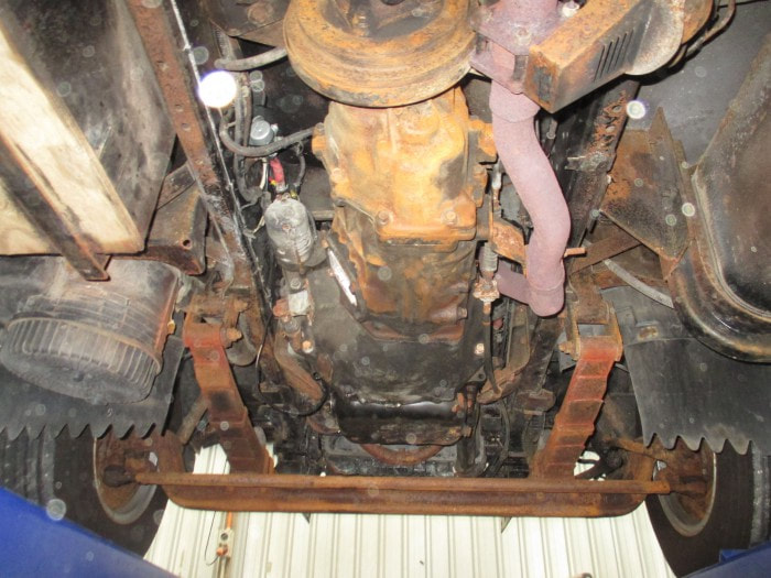 Rust proofing treatment underside