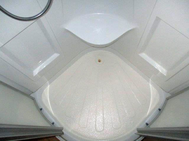Shower floor repair finished