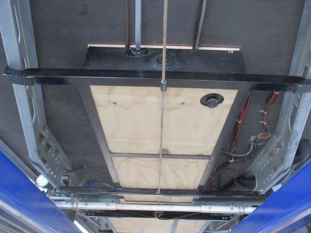 Under floor tank installed